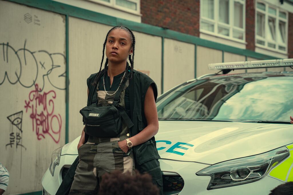 Jasmine Jobson as Jaq in season three of Top Boy. Photograph: Ali Painter/Netflix