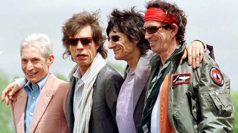 Charlie Watts (left) died in 2021. Photograph: Cewzan Grayson/PA Wire