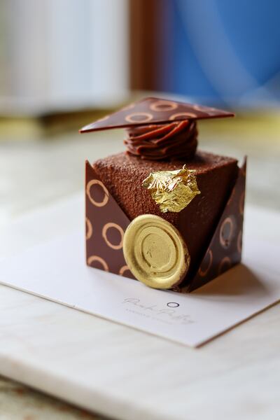 Chocolate patisserie by Paula Stakelum at Ashford Castle