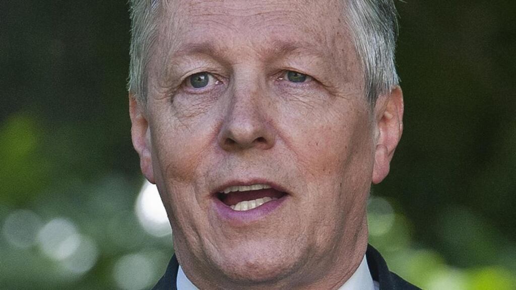 First Minister of Northern Ireland Peter  Robinson has  expressed “suspicion” that senior republicans such as Gerry Adams and Deputy First Minister Martin McGuinness received official British guarantees that they would never face prosecution for alleged involvement in actions such as the killings of Jean McConville and Frank Hegarty. Photograph: Will Oliver/PA Wire