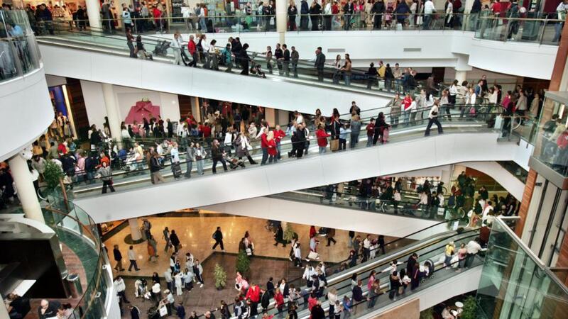 Dundrum Town Centre was ranked “marginally healthy” by retailers in terms of overall performance in the “Retail Excellence Ireland Shopping Centre Review 2015”. Photograph: Matt Kavanagh/The Irish Times
