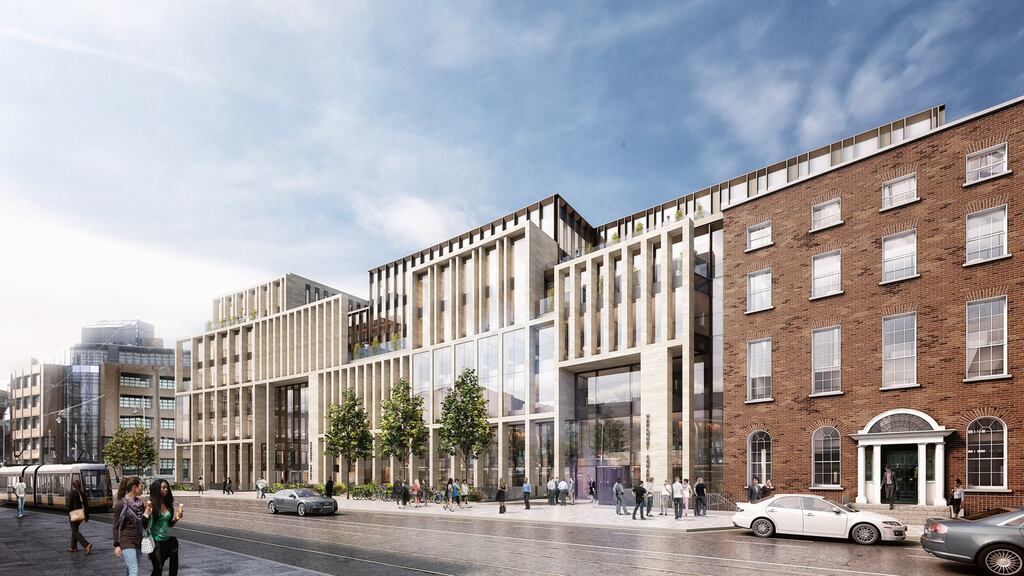 One of Hibernia Reit’s planned future developments on Harcourt Street.