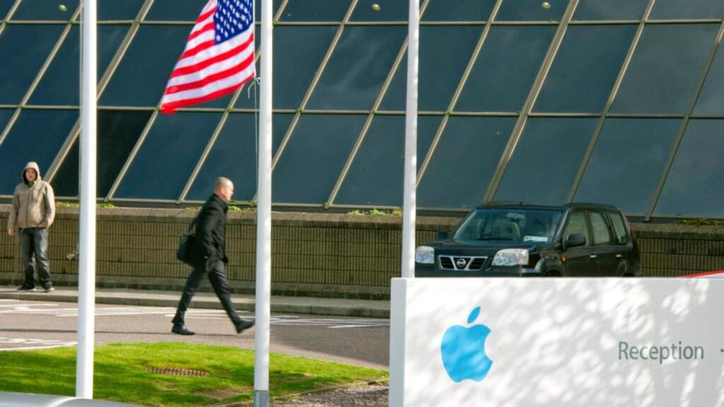 Apple’s headquarters in  Hollyhill, Cork. Records show the Government closed a loophole in last October’s budget which allowed Irish-registered multinationals to be “stateless” following concerns over the reputational damage it caused.  Photograph: Michael MacSweeney/Reuters
