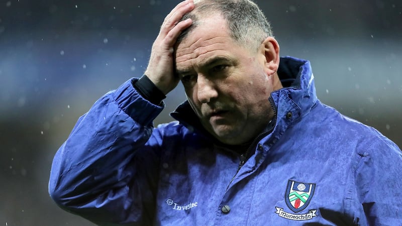 Monaghan manager Séamus McEnaney was suspended for the county’s unauthorised training session in Corduff. File photograph: Inpho