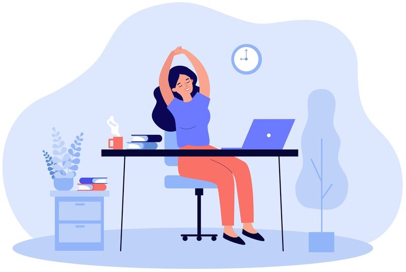 Stretching regularly can help keep muscles healthy and flexible. Illustration: iStock