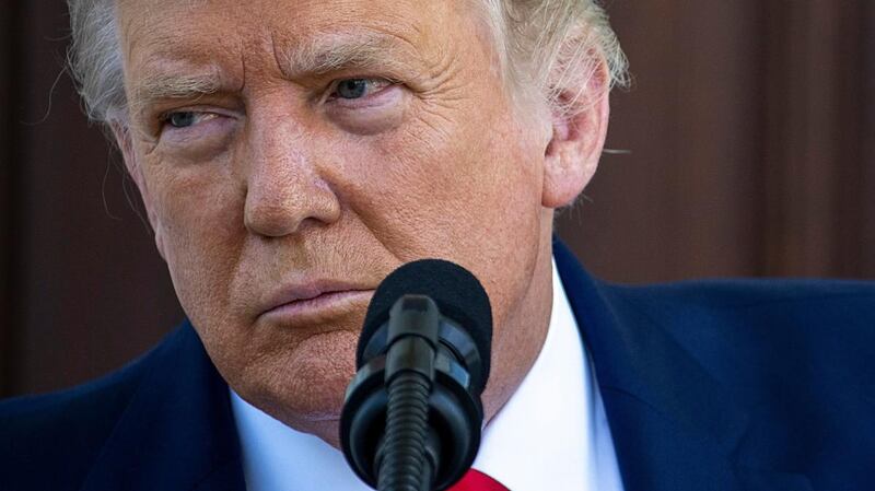 US president Donald Trump is ‘a cruel sociopath . . . erratic, egotistical, cynical and ruthless . . . a moral monster’. Photograph: Tasos Katopodis/Getty Images