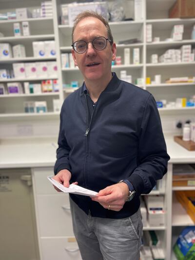 Dermot Twomey, president of the Irish Pharmacy Union.