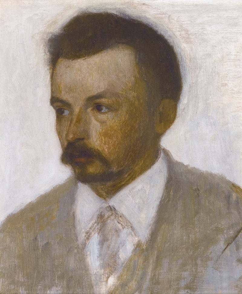 Vilhelm Hammershøi self-portrait, 1895