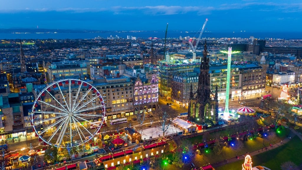 Edinburgh’s Christmas market runs from November 16th to January 5th.