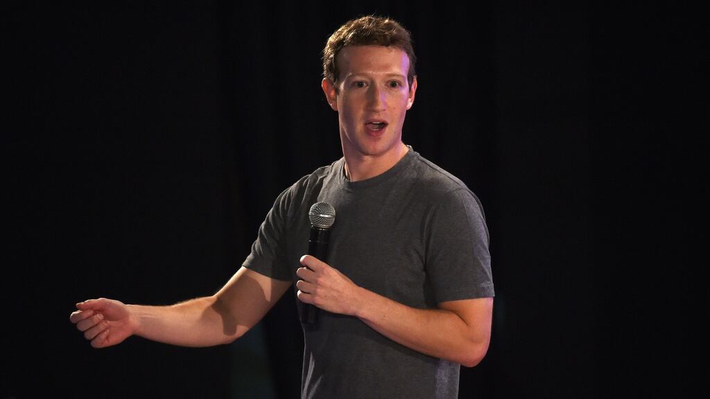 A US federal judge has certified two shareholder class actions accusing Facebook of hiding concerns about its growth forecasts prior to the social media company’s May 2012 initial public offering. Other Facebook defendants include chief executive Mark Zuckerberg (above), chief operating officer Sheryl Sandberg and other officials. Photograph: Money Sharma/AFP/Getty Images.