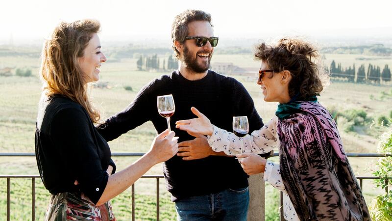 The accommodation website’s range of food and experiences on offer includes a visit to a vineyard near Rome