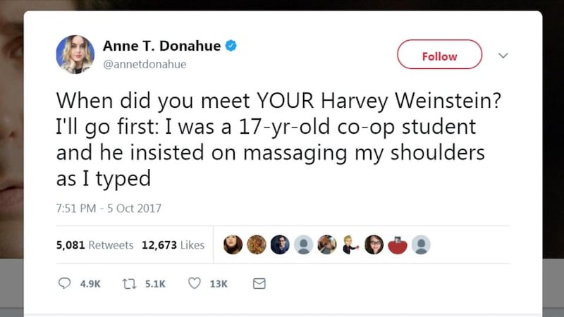 When did you meet your Harvey Weinstein?: a nice thread is building on Twitter