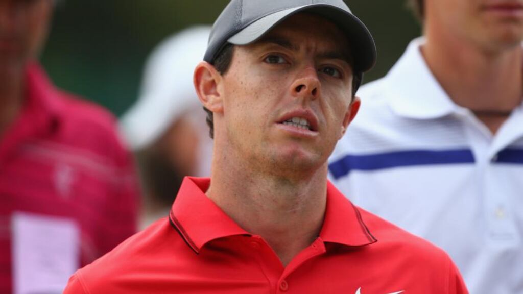 Rory McIlroy at the Australian Open. It is the third day of a High Court application by three companies for better disclosure of documents and inspection of mobile phones of Rory McIroy. Photograph: Mark Kolbe/Getty Images