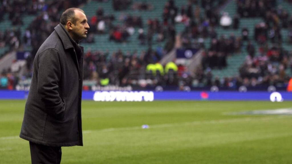 France’s coach Philippe Saint Andre: under pressure as his side begin their Six Nations campaing at home to England.