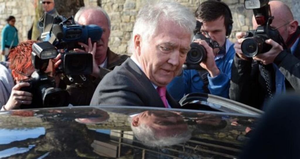 Former chairman of Anglo Irish Bank Sean FitzPatrick who has been granted legal aid for his upcoming trial on charges of failing to disclose loans from another bank. Photograph: Eric Luke/The Irish Times