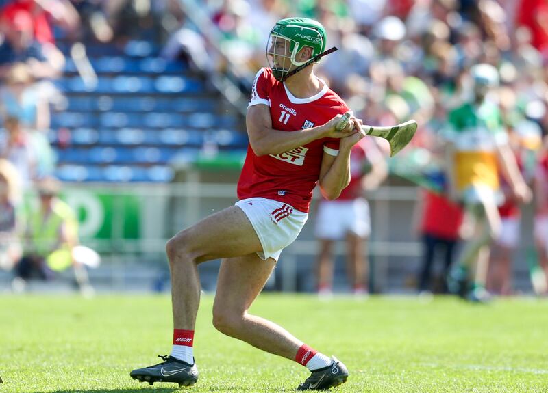 Cork’s Ben Cunningham scores a point against Offaly in the All-Ireland U20 final last summer. He is one of a host of underage All-Ireland stars in recent years who has now progressed to the Cork senior squad. Photograph: Ken Sutton/Inpho
