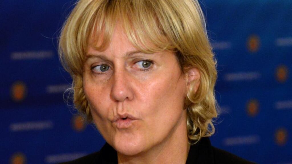 Nadine Morano: her comments on  a television talk show provoked outrage outrage on the left and centre right and divided Morano’s cohorts in Les Républicains. Photograph: Vasily Maximov/AFP/Getty Images