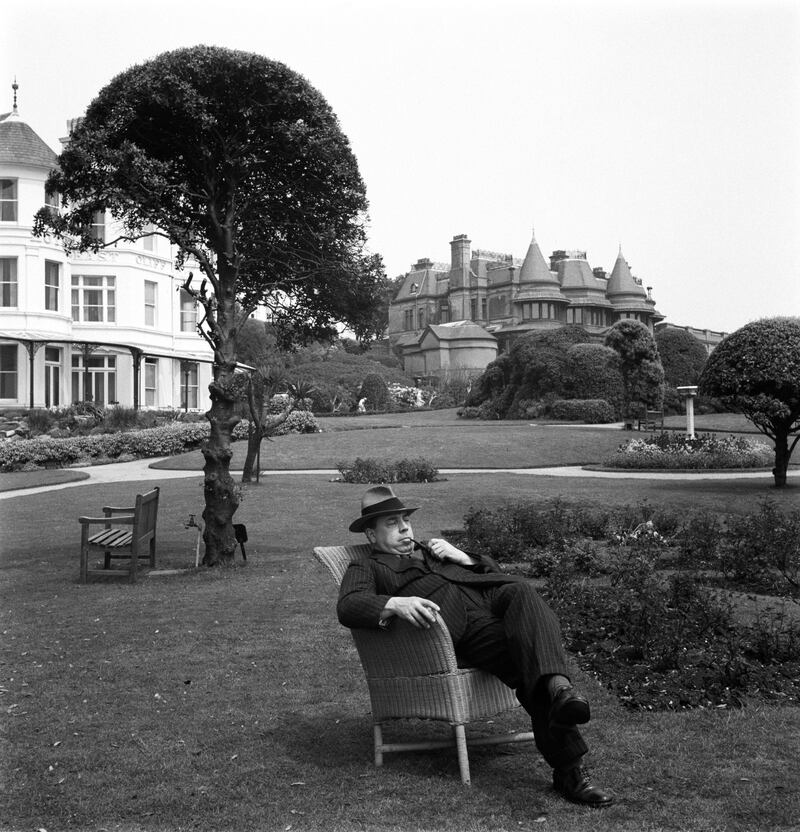 English Journey: JB Priestley in Bournemouth, on the south coast of England, in 1941. Photograph: Bill Brandt/Picture Post/Hulton/Getty