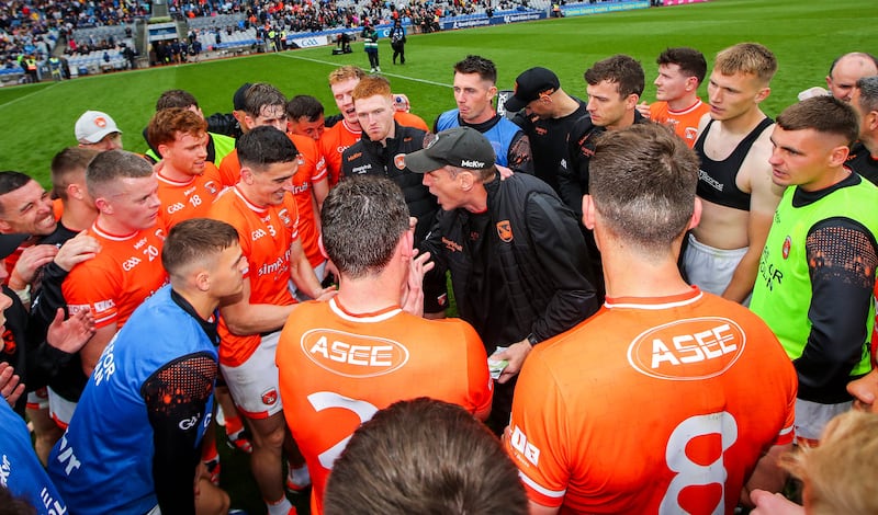 Armagh manager Kieran McGeeney: 'If you get out there and can back it up, away you go.' Photograph: Ryan Byrne/Inpho