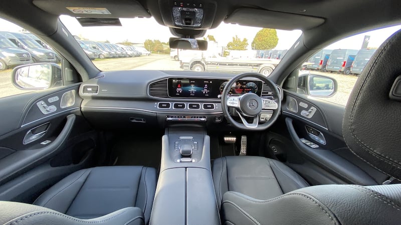 Inside, the GLE 350de has quality levels would that would put Rolex to shame