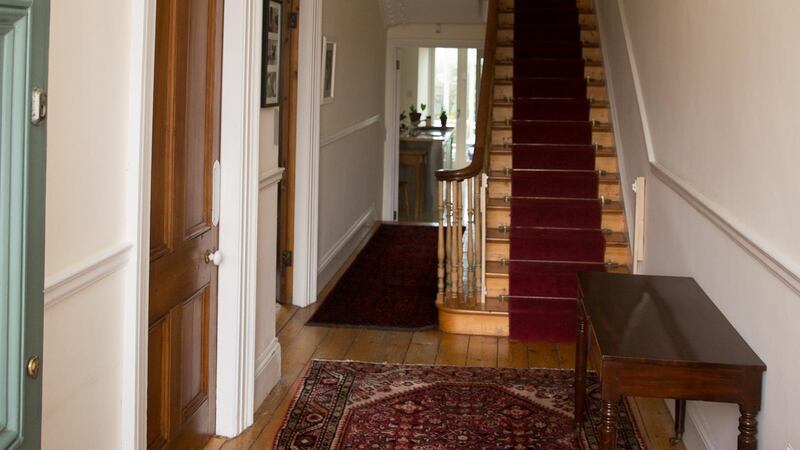 The entrance hallway to number 6