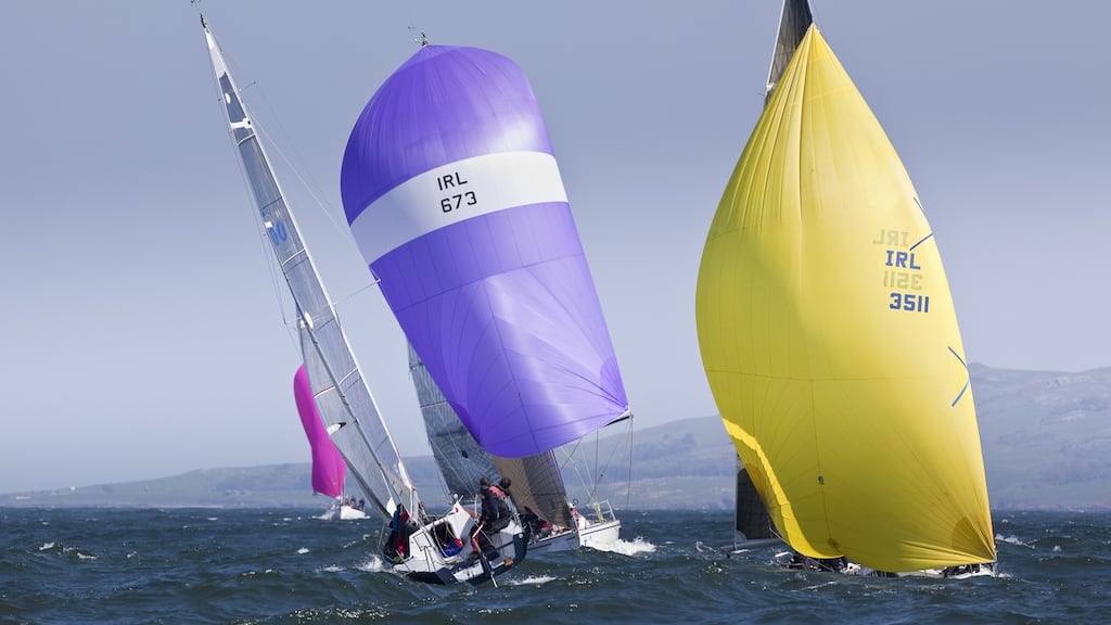 A total of eight Irish titles will be decided by the expected 80-boat fleet competing at the ICRA National Championships 2016 at Howth Yacht Club. Photograph: David Branigan/Oceansport.