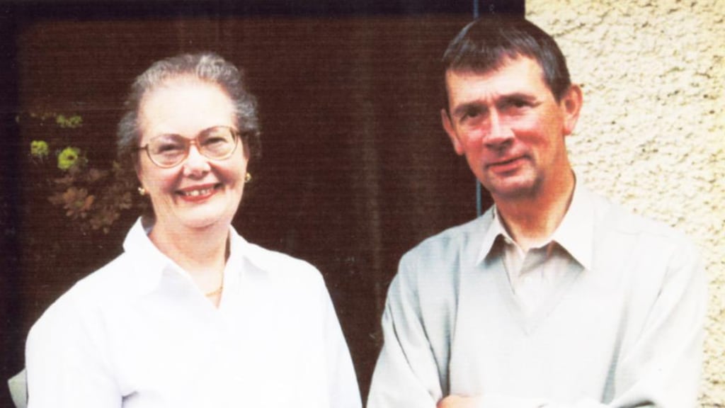 Austin Lynch with his wife, Veronica, who predeceased him