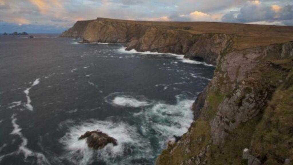 The discovery came two weeks after fisherman Daniel Doherty went missing of Benwee Head. Photograph: Getty Images