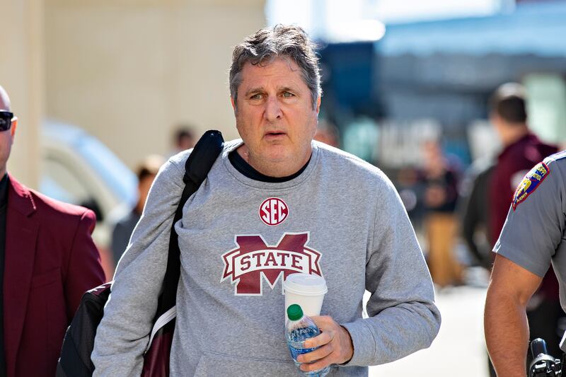 Mike Leach, of the Mississippi State Bulldogs. 'All the stuff that’s contaminated America where they give everyone a trophy and don’t keep score in Little League anymore. I think that entire thing has retarded the competitive spirit of America.' Photograph: Wesley Hitt/Getty Images