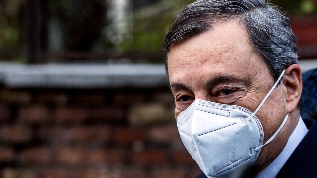 Mario Draghi. Photograph: Angelo Carcon/EPA