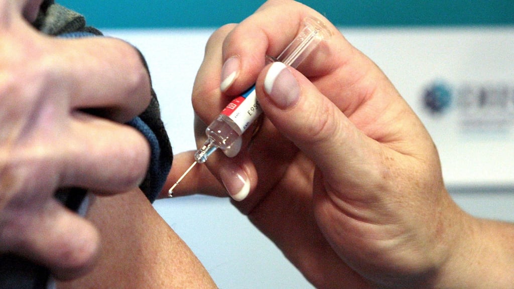 The health service is  stretched by high numbers presenting at hospitals and the need to isolate those with flu. Photograph: David Cheskin/PA