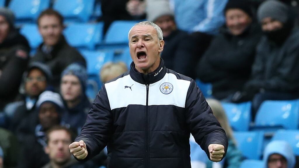 Leicester City’s manager Claudio Ranieri: Differences within the Premier League are one thing but from a broader perspective Leicester are becoming a bigger fish in football’s pie. Photograph: EPA
