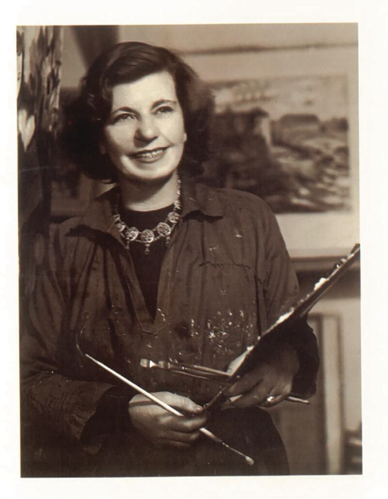 Artist Norah McGuinness designed the first Brown Thomas window display in the 1940s. Photograph from Elegant Times (Sonas, 1995)