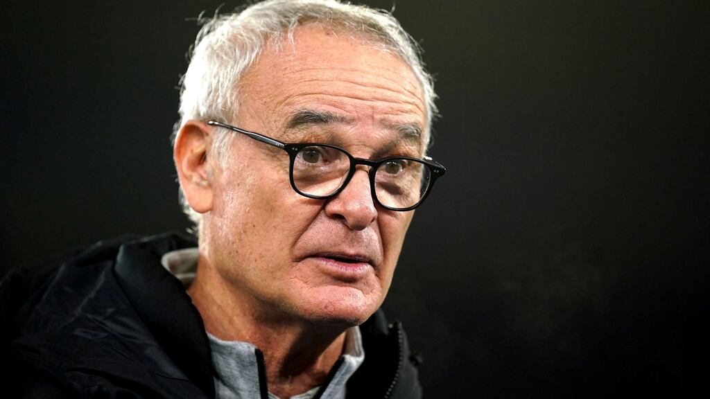 Watford have sacked manager Claudio Ranieri after just 16 weeks in the hotseat, according to reports. Photograph: Mike Egerton/PA Wire