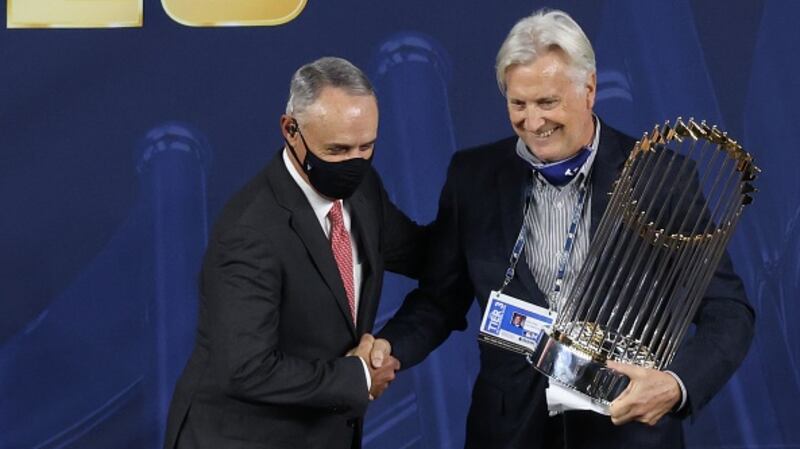 Mark Walter also co-owns the Dodgers and is seen to have played a big role in their 2020 World Series win. Photograph: Maxx Wolfson/Getty Images