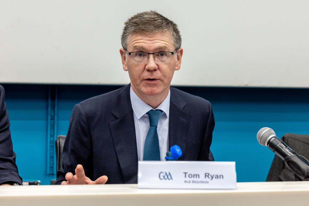 GAA director general Tom Ryan said his visions were 'idle musings on what a future GAA might look like'. Photograph: Morgan Treacy/Inpho