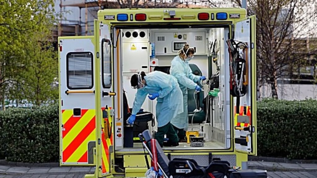 As of 8am on Wednesday, there were 706 people with Covid-19 in hospital, including 42 people in intensive care. File photograph: The Irish Times