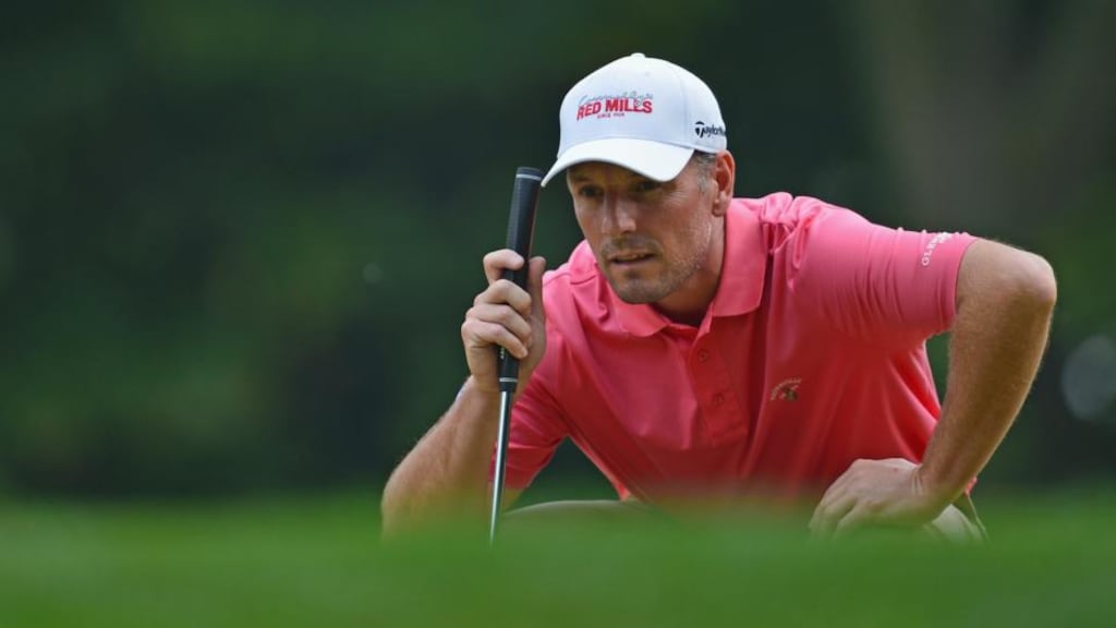 David Higgins leads the Irish challenge after the first day of European Tour Qualifying School. Photograph: Stuart Franklin/Getty Images