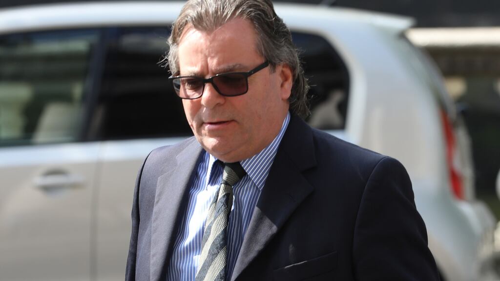 David Darragh, son of the late Prof Austin Darragh, pictured leaving the Four Courts on Thursday. Photograph: Collins Courts