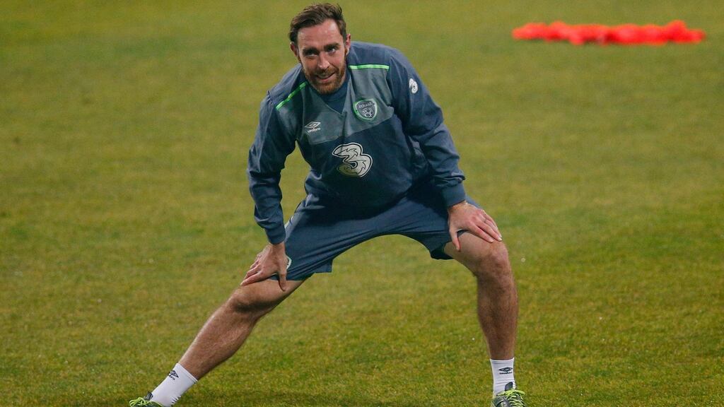 Richard Keogh: “We have a lot of experience in big games and have to use that.” Photo: Jason Cairnduff/Reuters