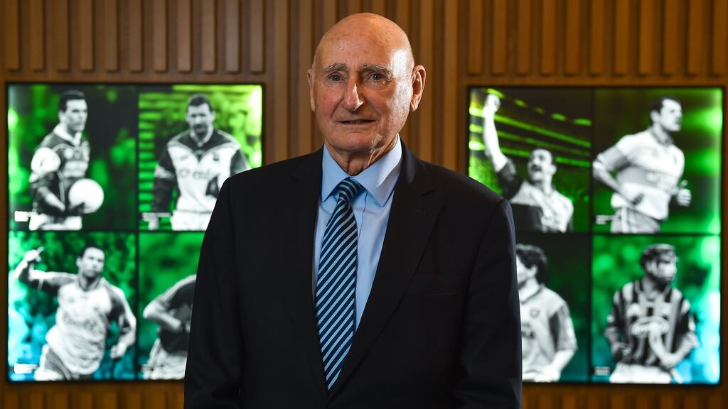 Former Dublin manager Mickey Whelan at the launch of the GAA’s online GAA learning portal LCPE.ie at Croke Park. Photograph: Seb Daly/Sportsfile