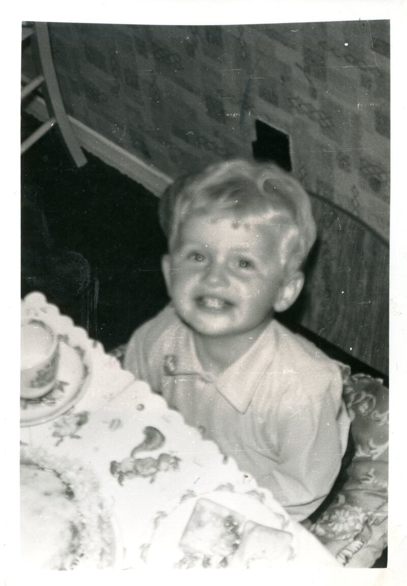 Richard Mills as a young boy