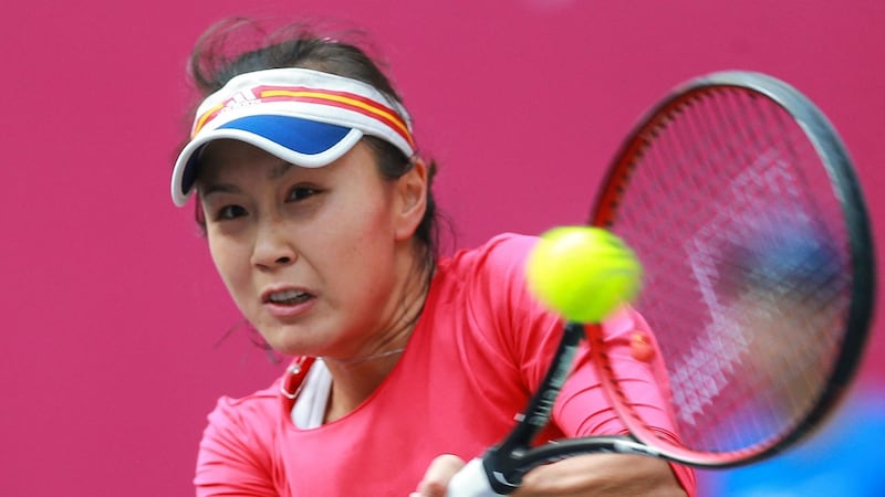 Peng Shuai: Claimed Zhang coerced her into sex during a years-long, on-off relationship. Photograph: AFP via Getty Images