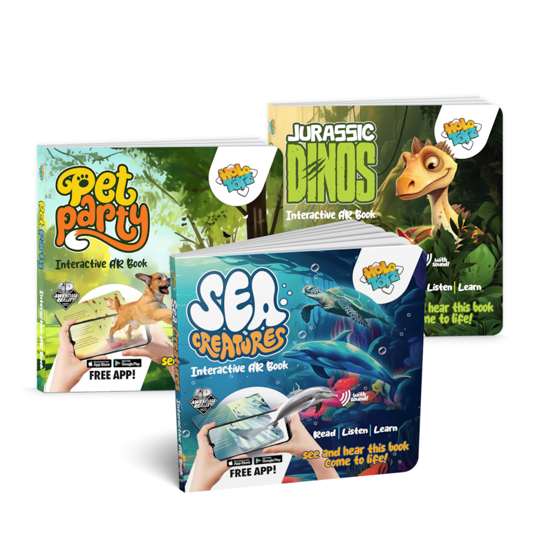 4D interactive books, €9.99.
