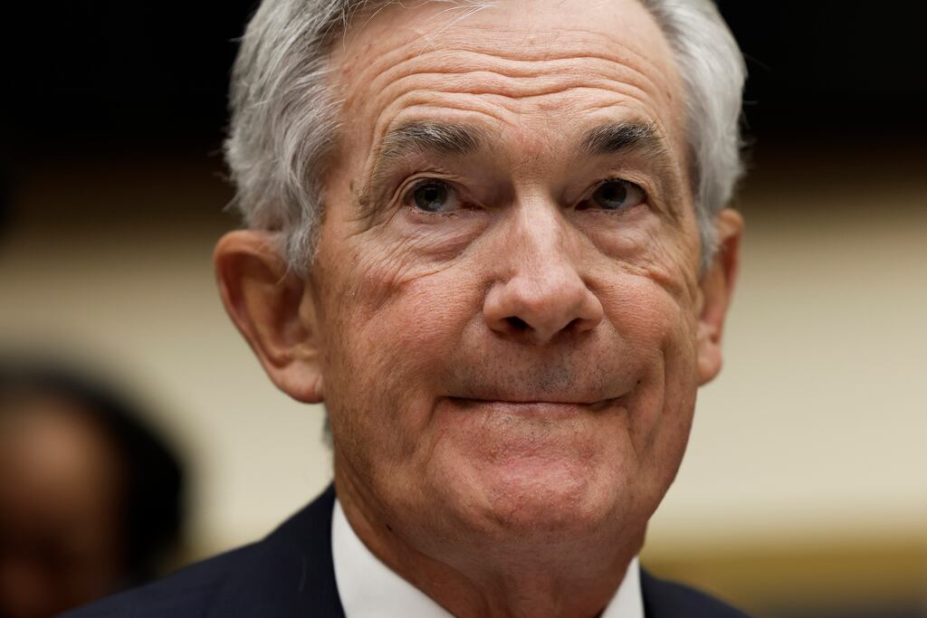 Federal Reserve chairman Jay Powell. Data points such as the Beige Book are being closely watched by the Fed. Photograph: Anna Moneymaker/Getty Images