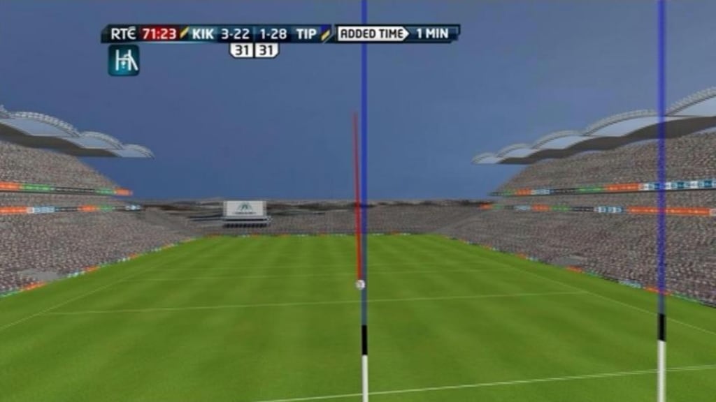 Hawkeye decided a draw would be a fair result at the end of the All-Ireland hurling decider yesterday.