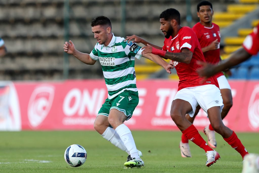 Shamrock Rovers' Dylan Watts in action for Shamrock Rovers. Photograph: Martin Seras Lima/Inpho