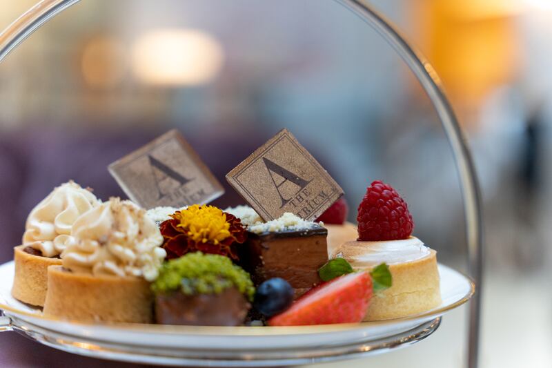 Afternoon tea at The Atrium Lounge in Dublin's College Green Hotel