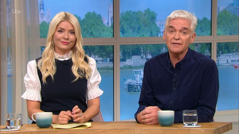 Holly Willoughby and Phillip Schofield, the hosts of This Morning, have said they would “never jump a queue” after they went to see Queen Elizabeth lying in state. For use September 21 2022. ITV screengrab