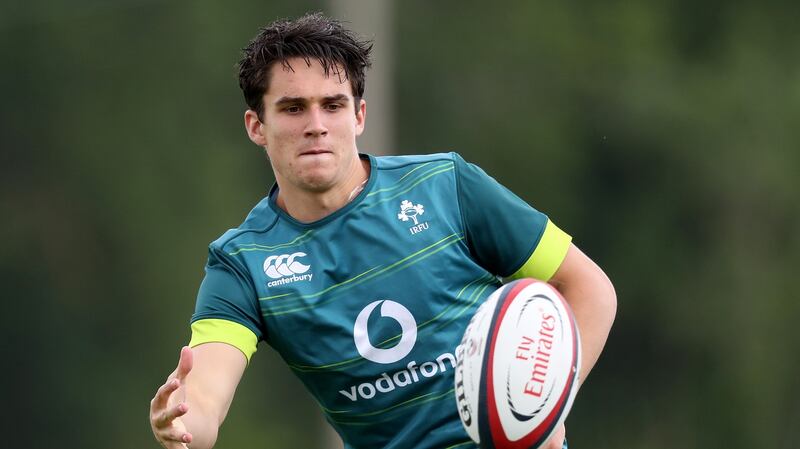 Joey Carbery is set to start at outhalf on Saturday morning. Photograph: Tommy Dickson/Inpho